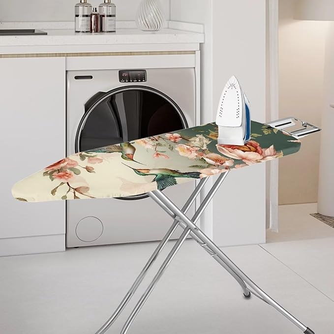 GLENLCWE Hummingbird Peony Ironing Board Cover - Image 2