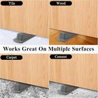 4 Pack Door Stoppers for Bottom of Door, Rubber Door Stopper Wedge, Sturdy - Image 6