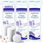 Premium Cotton Pads for Face, 100% Pure & Natural Organic Cotton Rounds by KUKEOitemstoaddfuntoyourlife