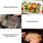 220 oz Extra Large Glass Storage Containers - Image 5