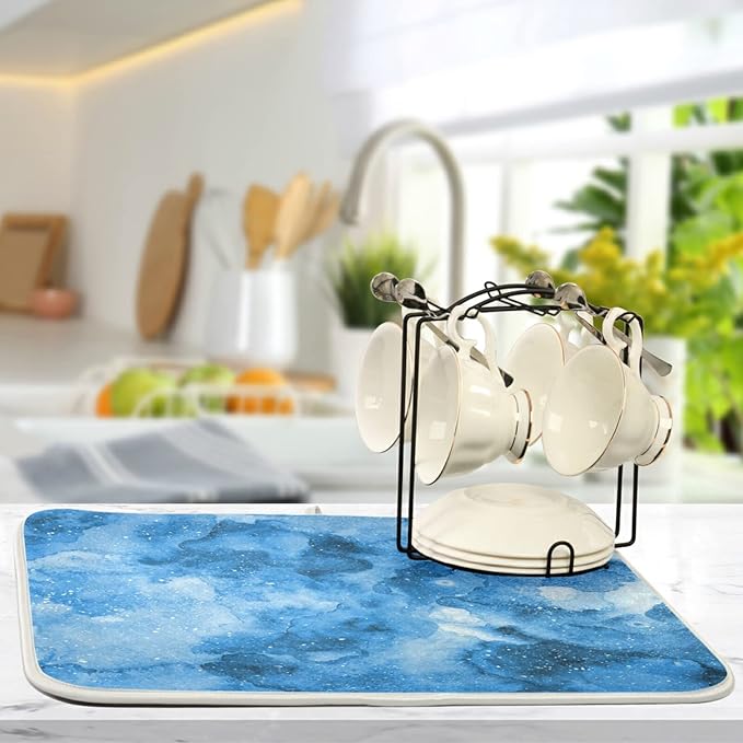 Absorbent Dish Drying Mat for Kitchen Counter - Image 5