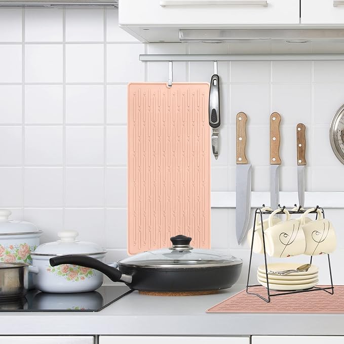 Dish Drying Mats, Heat-resistant Silicone Mat - Image 7