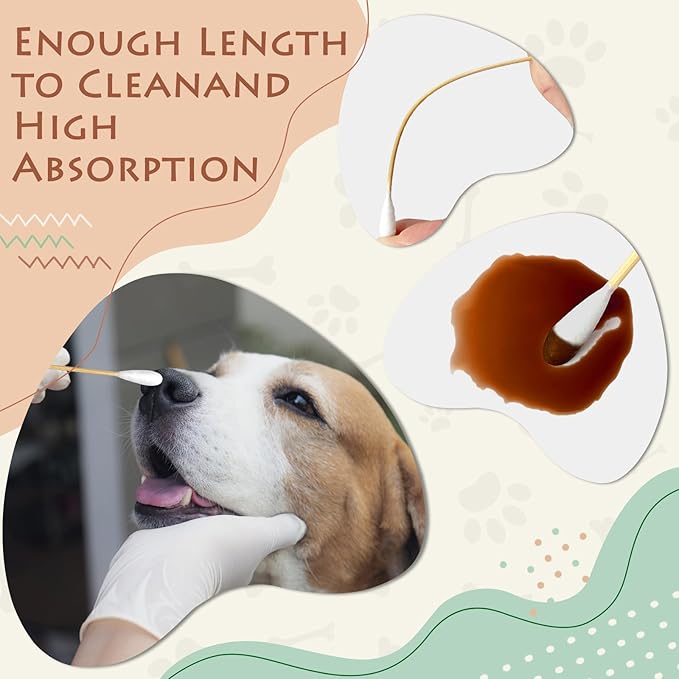 200-Pack of Long, Large Dog Ear Swabs - Image 7