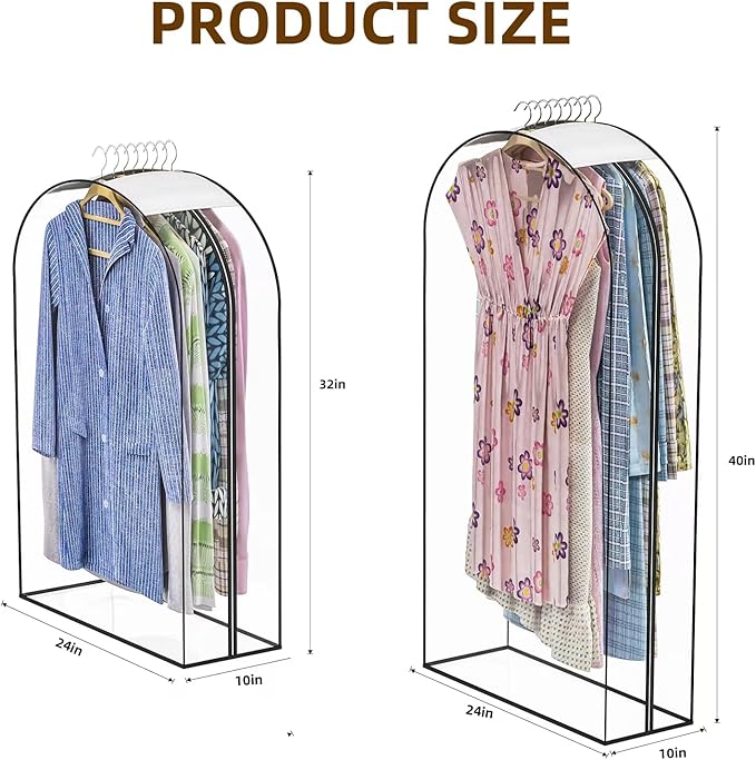Upgraded Thickened Clear Garment Bags - Image 2
