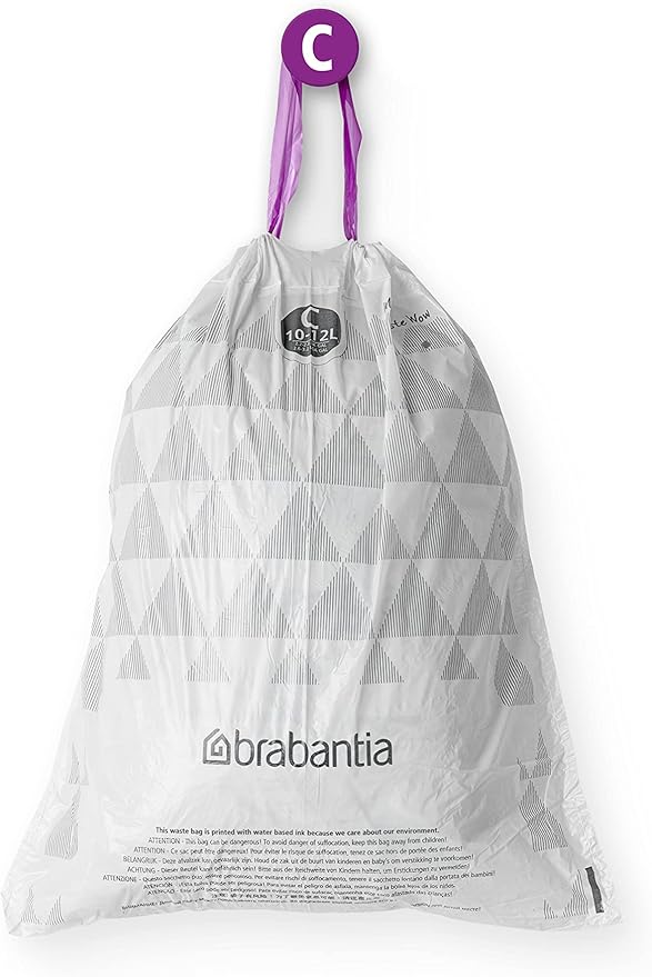 Brabantia PerfectFit Trash Bags Thick Plastic Trash Can Liners - Image 6