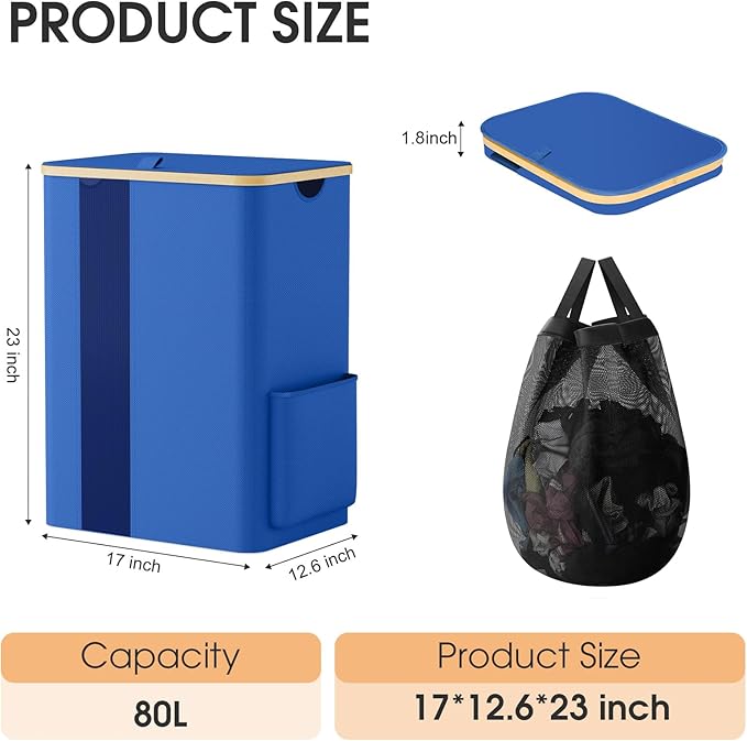 Laundry Basket Clothes Hamper - Image 2