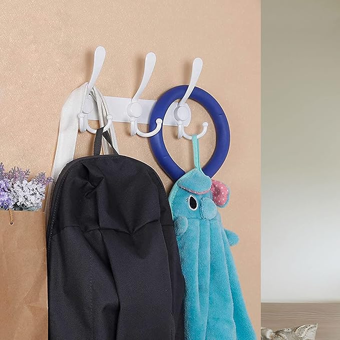 Coat Rack Wall Mounted, 3 Tri Stainless Steel Coat Hook - Image 5