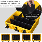Case for Dewalt Battery – Waterproof Extra Large Hard Storage Box - Image 2