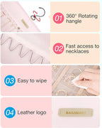 BAGSMART Hanging Jewelry Organizer Storage Roll - Image 4