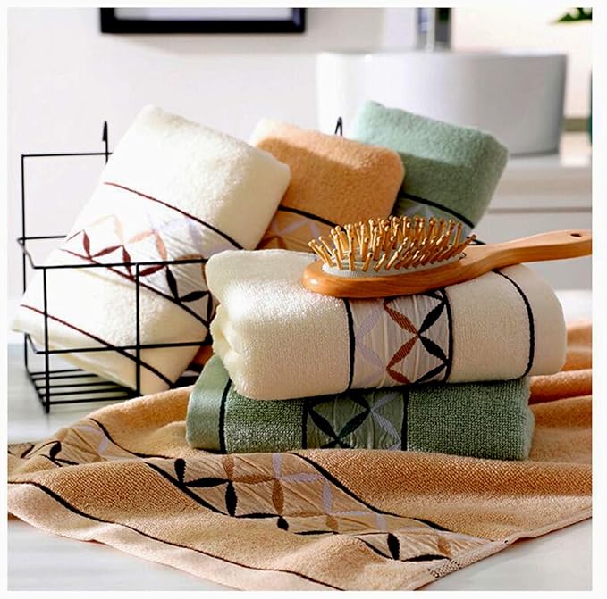 4 Pack Cotton Hand Towels, 100% Cotton Face Towels, - Image 2