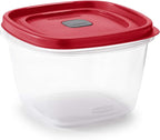 Rubbermaid Easy Find Vented Lid Food Storage Containers 7-Cup Red - Image 3