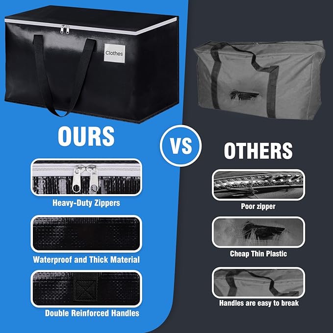 BlissTotes Moving Bags, Heavy Duty Moving Boxes - Image 3