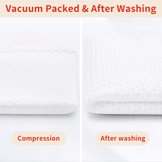 Homaxy 100% Cotton Waffle Weave Kitchen Dish Towels, Ultra Soft Absorbent Quick - Image 7