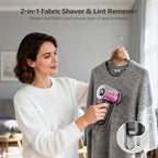 Rechargeable Fabric Shaver, 2-in-1 Lint Remover - Image 2