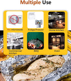 Katbite Aluminum Foil Heavy Duty 17.7 Inch Wide, 30 Micron Thick Strong Heavy - Image 5