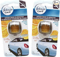 Febreze Car Vent Clips Air Freshener Smoke Odor Eliminator, Citrus Scent 2 Pack by Febreze