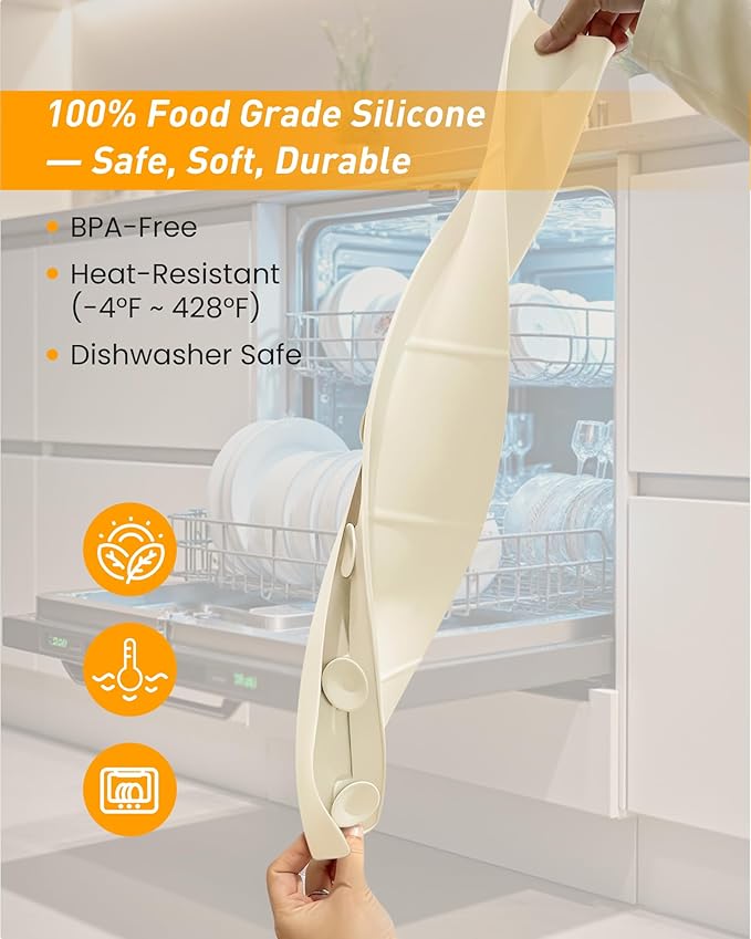 Kitchen Sink Splash Guard 23" Silicone Water Guard - Image 5