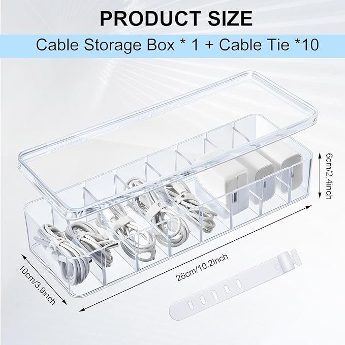 Tatuo 1 Pcs Cable Organizer Box - Image 2