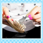 Boao 2 Pieces Hair Brush Cleaning Tool Comb Cleaner Brush Mini Comb Cleaning - Image 2