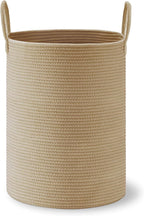 VIPOSCO Large Laundry Hamper, Tall Woven Rope Storage Basket - Image 8
