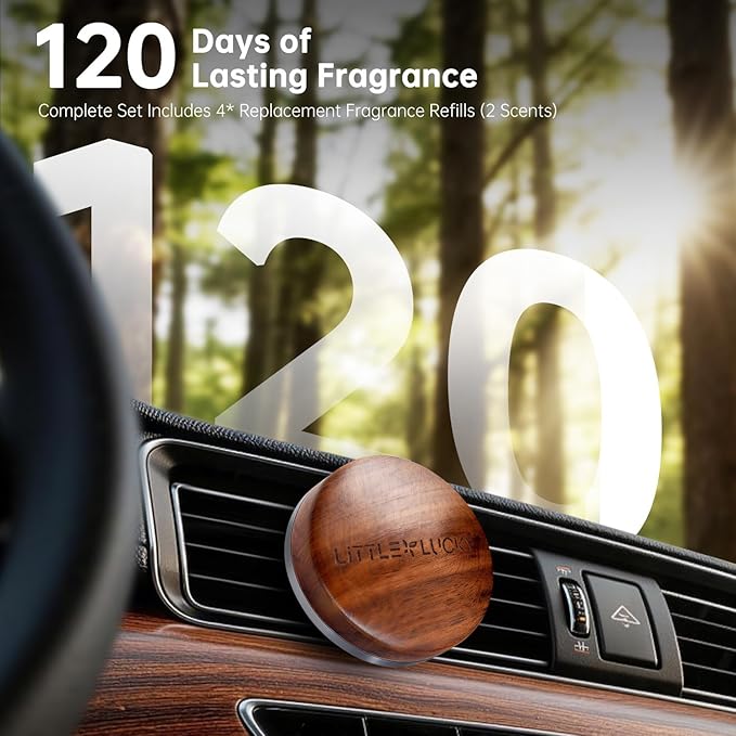 Littlelucky Car Air Freshener, Car Air Freshener Vent Clip - Image 2