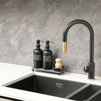 MOMEEMO Matte Black Soap Dispenser Set Comes - Image 3