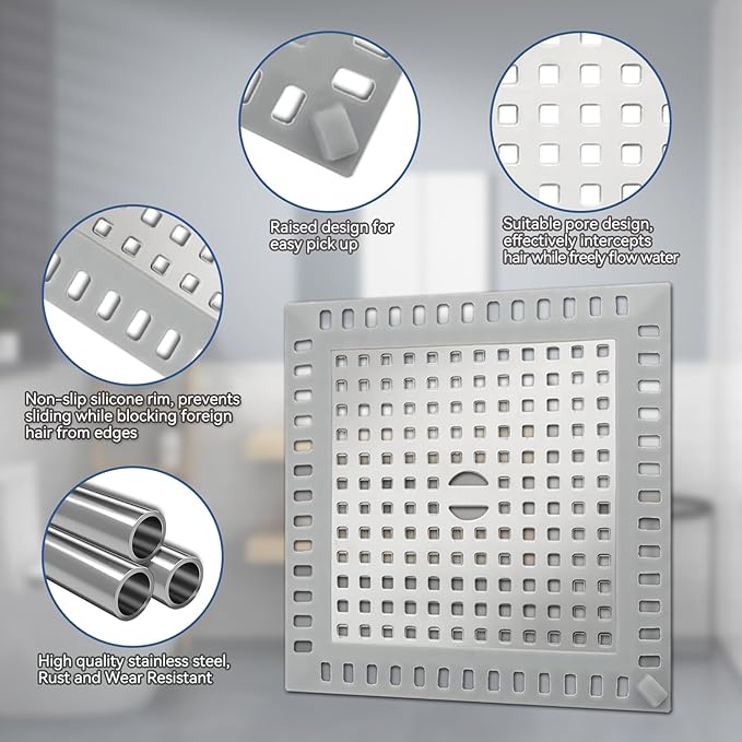 Shower Drain Hair Catcher, Bathtub Drain Hair Catcher - Image 5