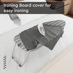 Encasa XO Ironing Board Cover and Pad 28"x12" - 4mm Felt Mini Iron Board Cover - Image 4