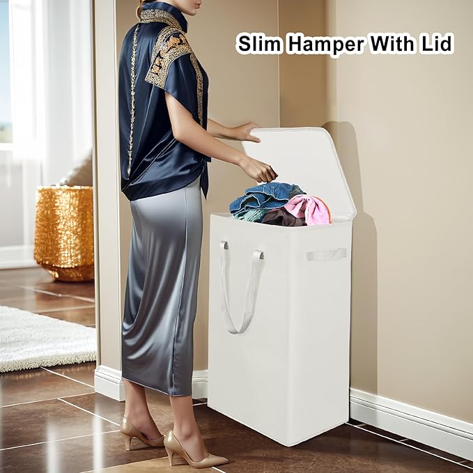Odonata 75L Slim Laundry Hamper - Image 5