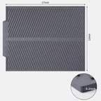 Dish Drying Mat for Kitchen Counter, Silicone Large Dish Drying Pad, Easy Clean - Image 2