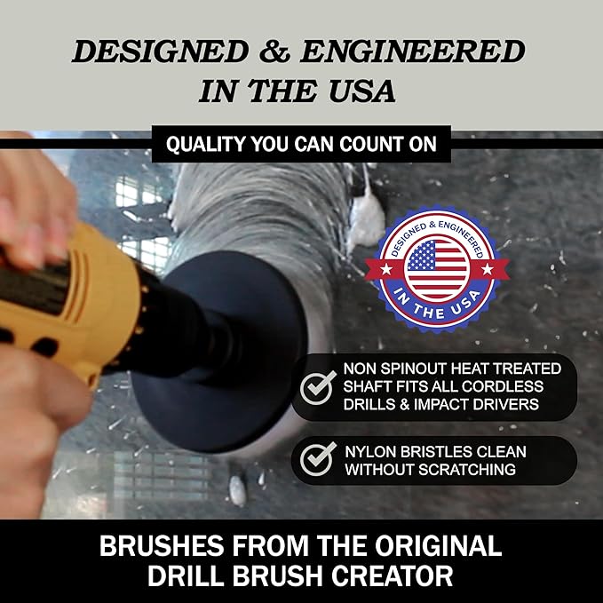 Interior Car Detailing Drill Brush Set - Image 3