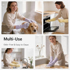 ThxToms 2 Pair Nitrile Dishwashing Cleaning Gloves, - Image 4