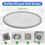 Shower Drain Hair Catcher, 4.72" Shower Drain Cover, All-in-One Universal Sink - Image 4