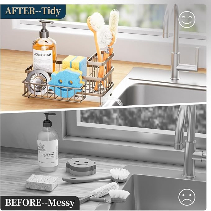 Consuemst Sponge Holder for Kitchen Sink - Image 7