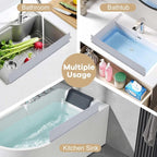 Sink Splash Guard with Suction Cups, Silicone Water Guard - Image 7