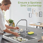 15 Inch Silicone Faucet Mat for Kitchen Sink Splash Guard – 2025 Upgraded - Image 7