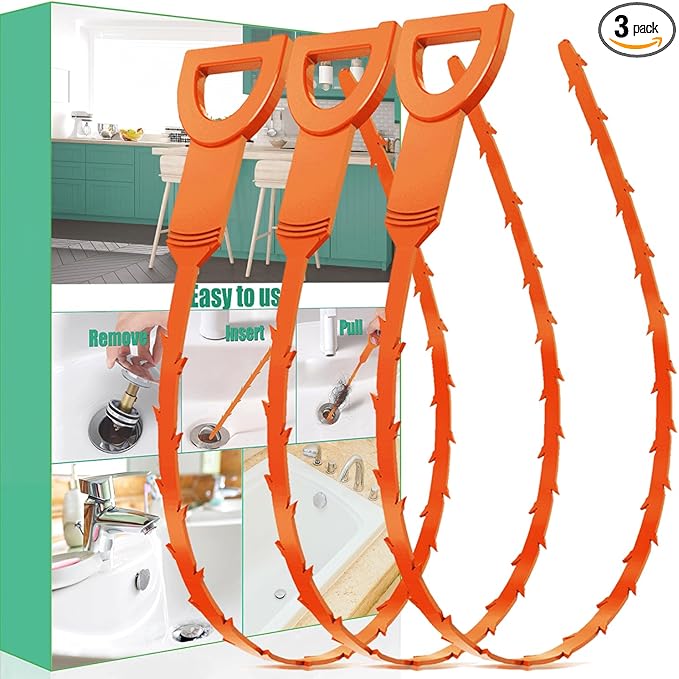 Drain Snake Hair Drain Clog Remover by ARCTICEAGLE