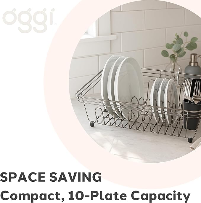 Oggi Compact Dish Drying Rack - Image 4