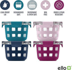 Ello Duraglass 4-Pack 2 Cup Reusable Glass Container Jar - Image 3
