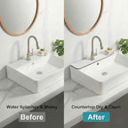 Customizable Kitchen Sink Faucet Mat: 30" Lx5.5 W Absorbent Splash Guard - Image 7