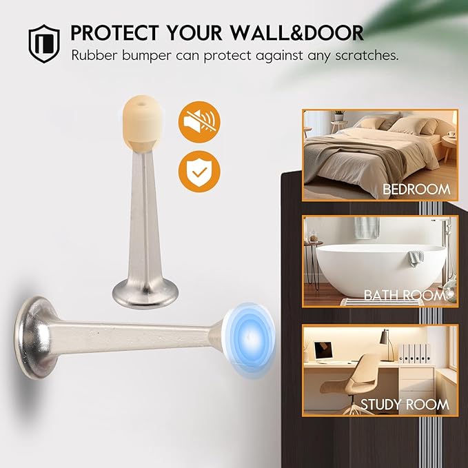 HOME MASTER HARDWARE Heavy Duty Solid Door Stopper - Image 7