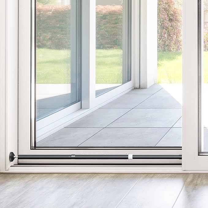 Sliding Door Security Bar and 2-in-1 Sliding Glass Door Stoppers Security - Image 9