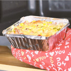 50pack- 8 x 8 Aluminum foil Pans Disposable, Heavy Duty Square baking Cake Pans - Image 6