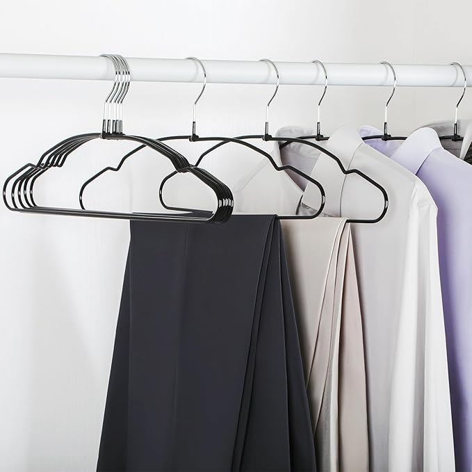 TOPIA HANGER Metal Hangers 30 Pack, Non Slip Clothes Hangers Space Saving - Image 7