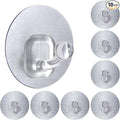 Uten Adhesive Hooks for Hanging 10 Pack, Heavy Duty Wall Hooks 11 lbs, Self by UTENHOMEGOODSCENTER