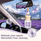 AROIC Car Air Freshener Diffuser Set, 6 Pack Lavender Natural Slow-Release - Image 5
