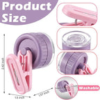 Geelin Dish Glove Clip with Suction Cup Easy Install Removable Purple Pink - Image 2