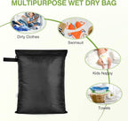 OTraki 12x16 inch Wet Bag 2Pcs Waterproof Swim Bag - Image 6