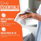 DAN RIVER 24 Pack Wash Cloths for Showering - Image 3