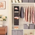 GRANNY SAYS 6-Shelf Hanging Closet Organizers and Storage, Separable to 2 Pack - Image 2